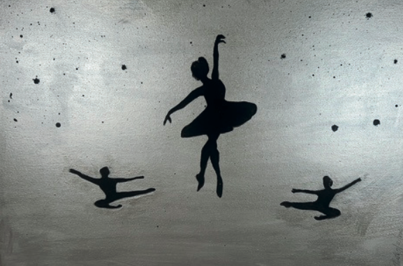 Ballerina Silhouettes - Artistic Dreams by Juanita